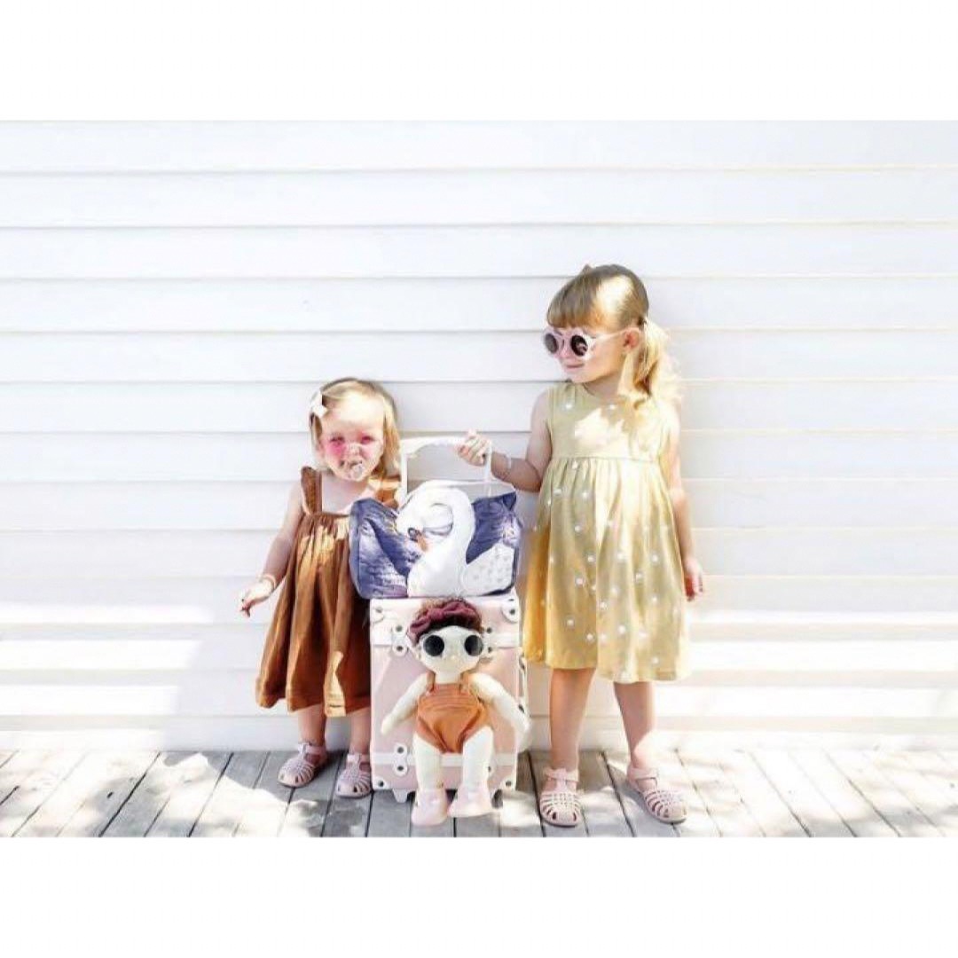 こども ビームス(コドモビームス)の【Rylee+Cru】Rainbow Sun Clementine Onesie キッズ/ベビー/マタニティのキッズ服女の子用(90cm~)(ワンピース)の商品写真