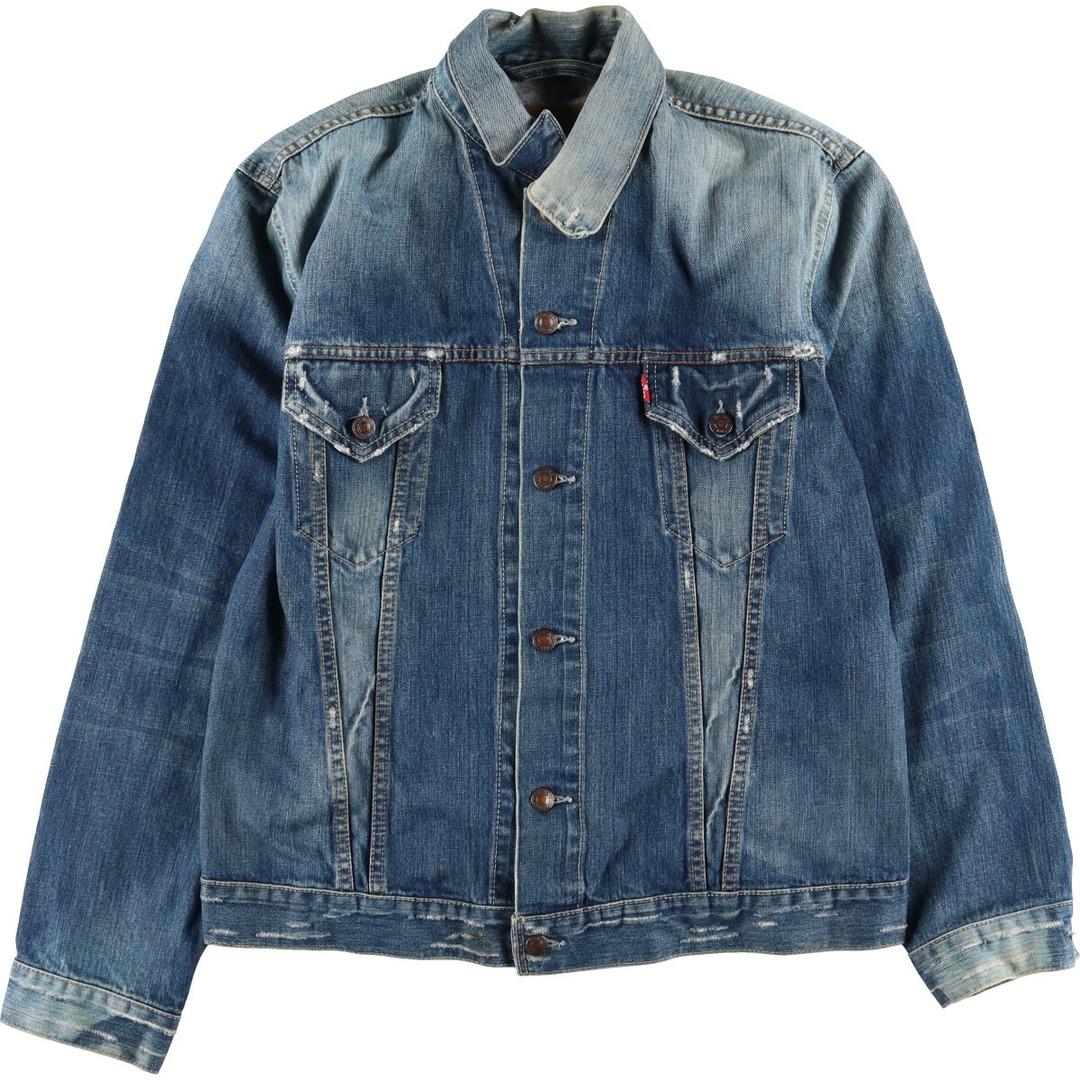 リーバイス Levi's ユーロモデル バックプリント デニムジャケット Gジャン メンズM /eaa342621