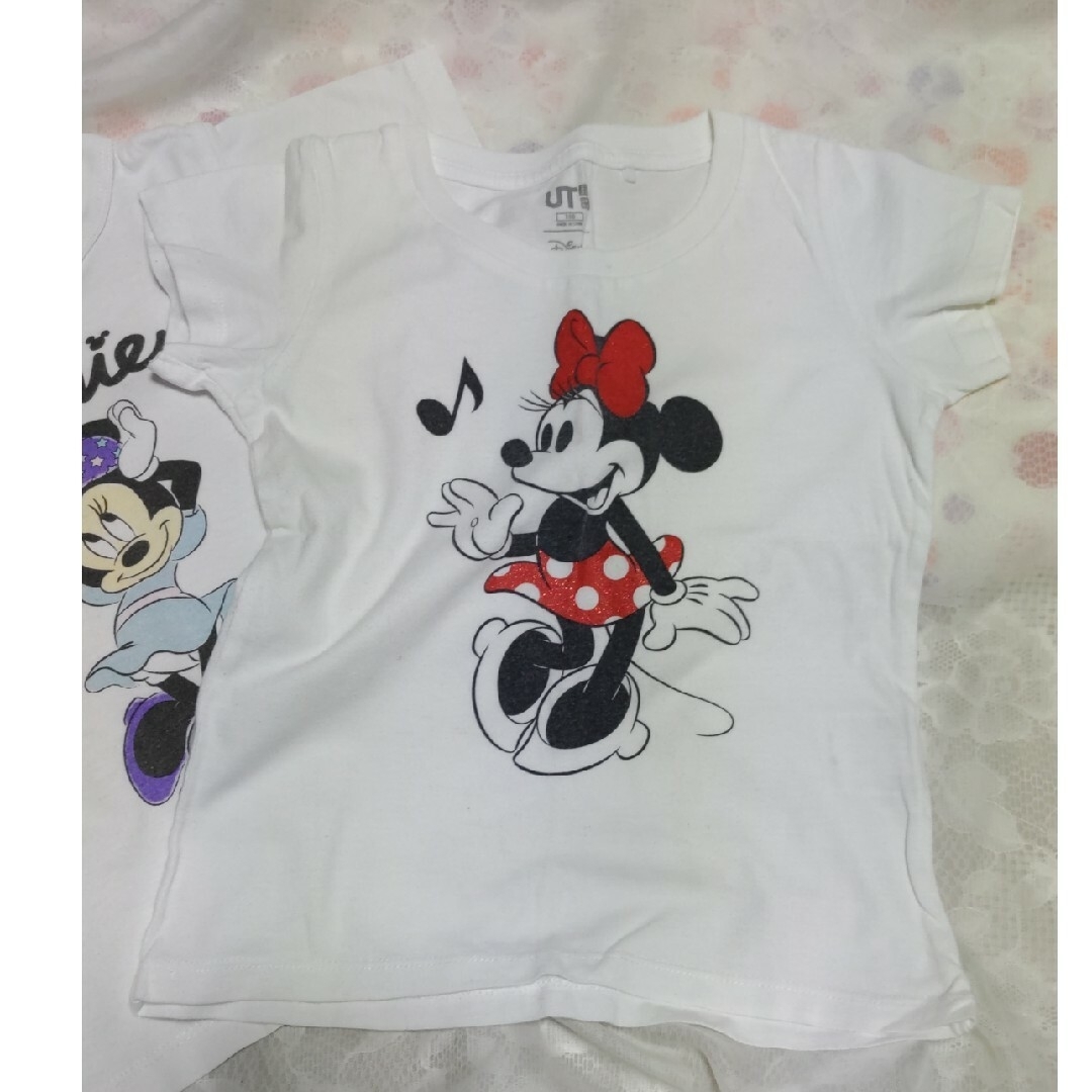 Disney(ディズニー)のTシャツ2枚セット キッズ/ベビー/マタニティのキッズ服女の子用(90cm~)(Tシャツ/カットソー)の商品写真