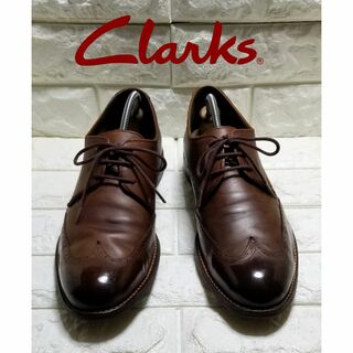 Clarks ウイングチップ　sizeUS8(26.0cm) ブラウン