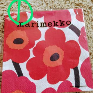 マリメッコ(marimekko)のマリメッコ　紙ナプキン　5枚(収納/キッチン雑貨)