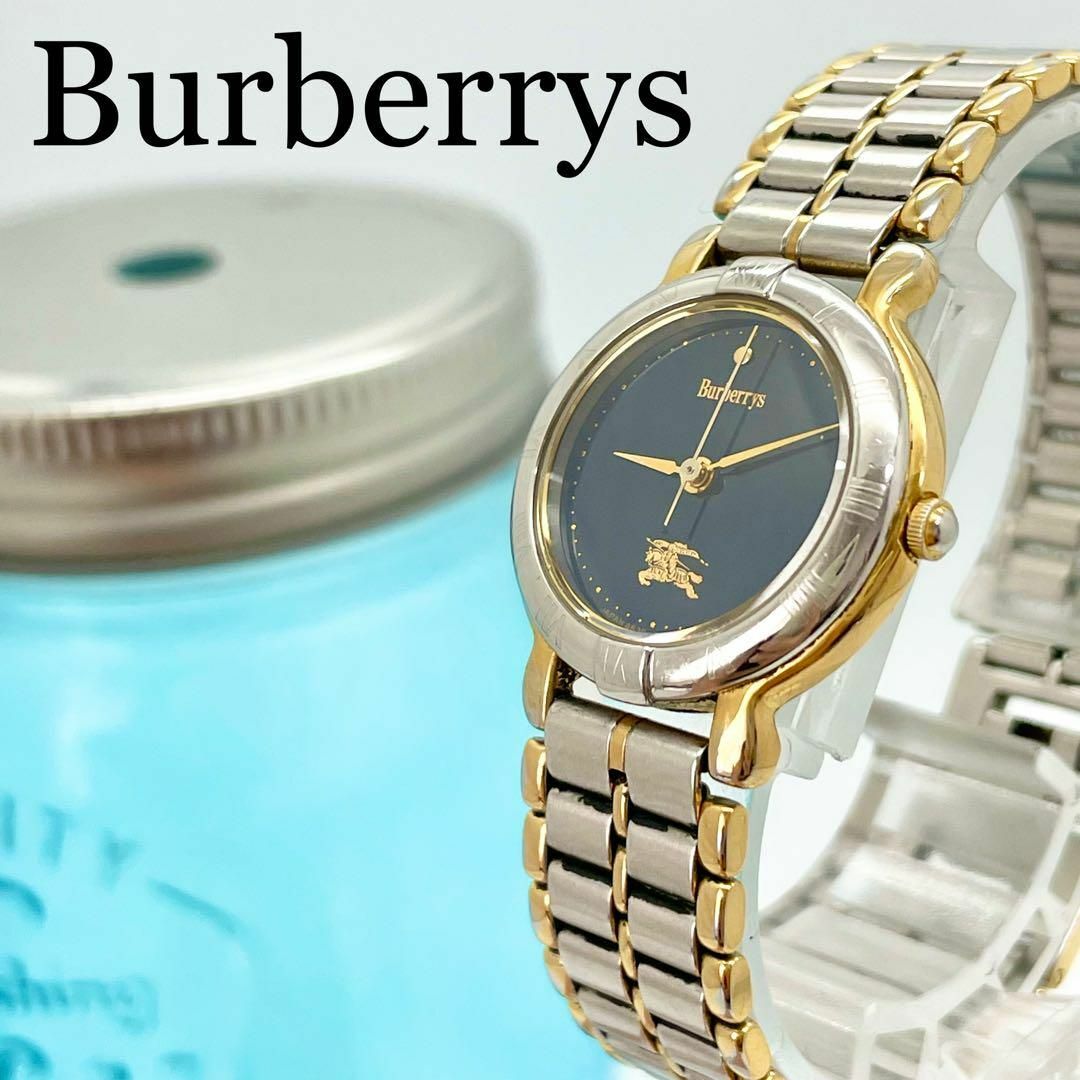 BURBERRY - 646 Burberrys バーバリー時計 レディース腕時計 ネイビー