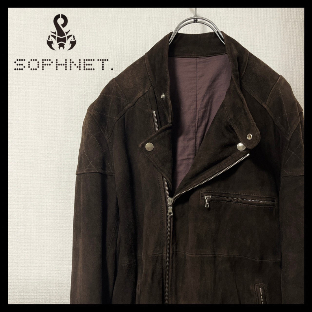 SOPHNET. スウェード テーラード ジャケット