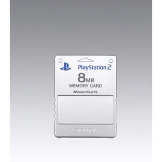 PlayStation 2 専用メモリーカード (8MB) サテン・シルバー(その他)