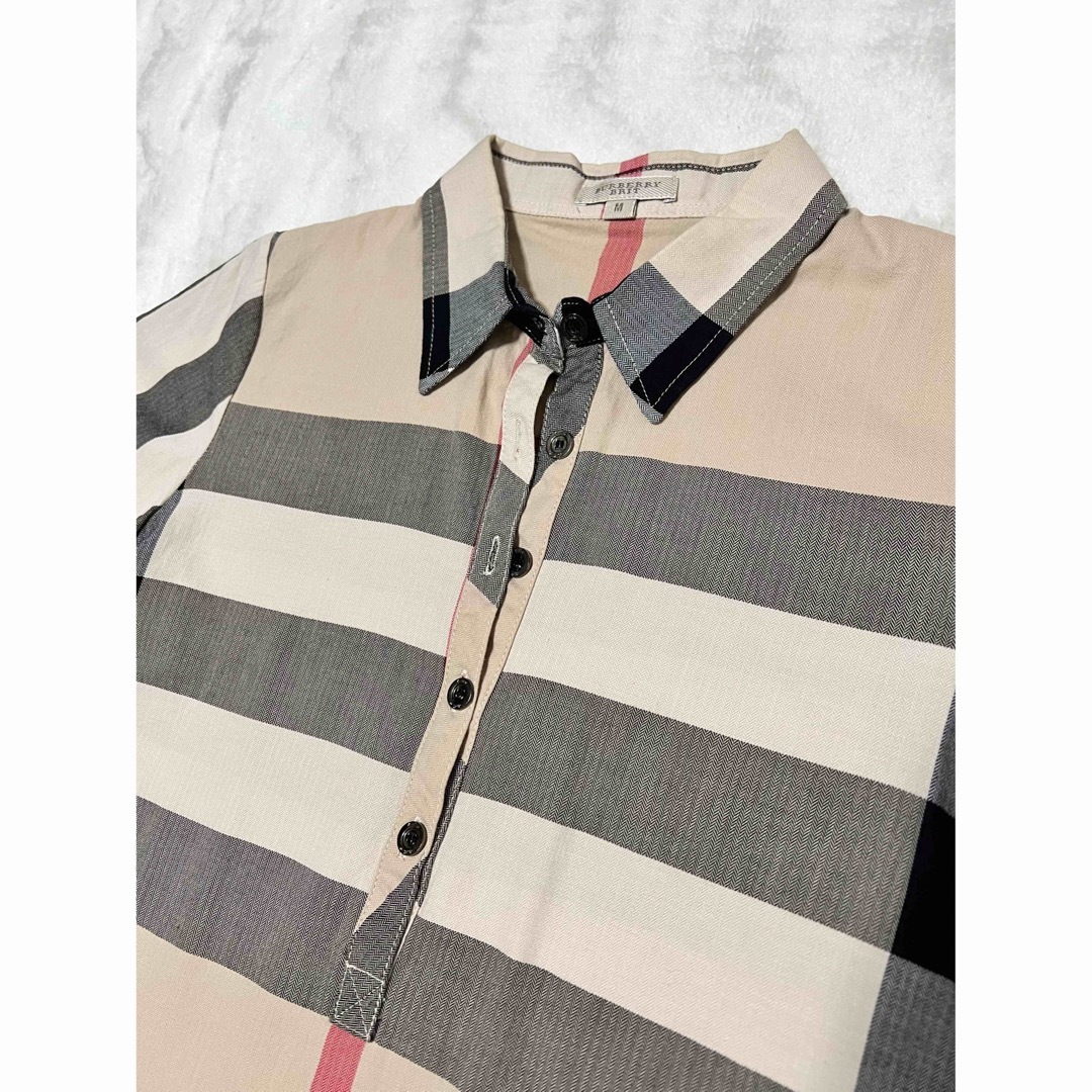 BURBERRY - バーバリーブリットノバチェック 半袖シャツ メガチェック