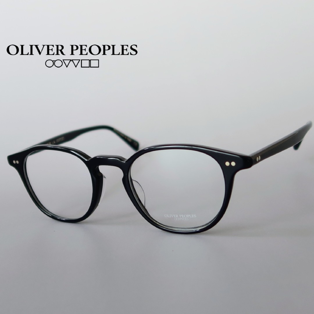 Oliver Peoples - メガネ オリバーピープルズ ボストン ブラック
