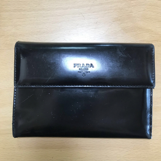プラダ(PRADA)のPRADA パテントレザー財布(財布)