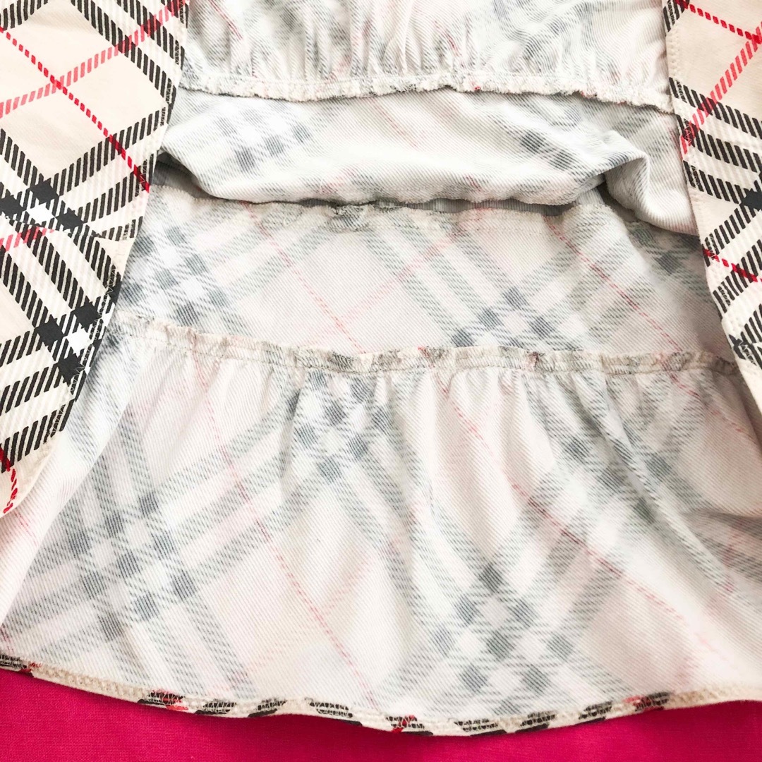 BURBERRY BLUE LABEL - 美品 バーバリーブルーレーベル 膝丈 シャツ