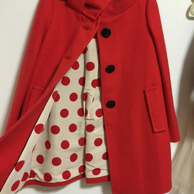 kate spade new york(ケイトスペードニューヨーク)の石原都さとみ着用❤️ケイトスペードリボンコート レディースのジャケット/アウター(ロングコート)の商品写真