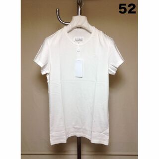 マルタンマルジェラ(Maison Martin Margiela)の新品 52 18aw マルジェラ ソリッド Tシャツ 白 7656(Tシャツ/カットソー(半袖/袖なし))