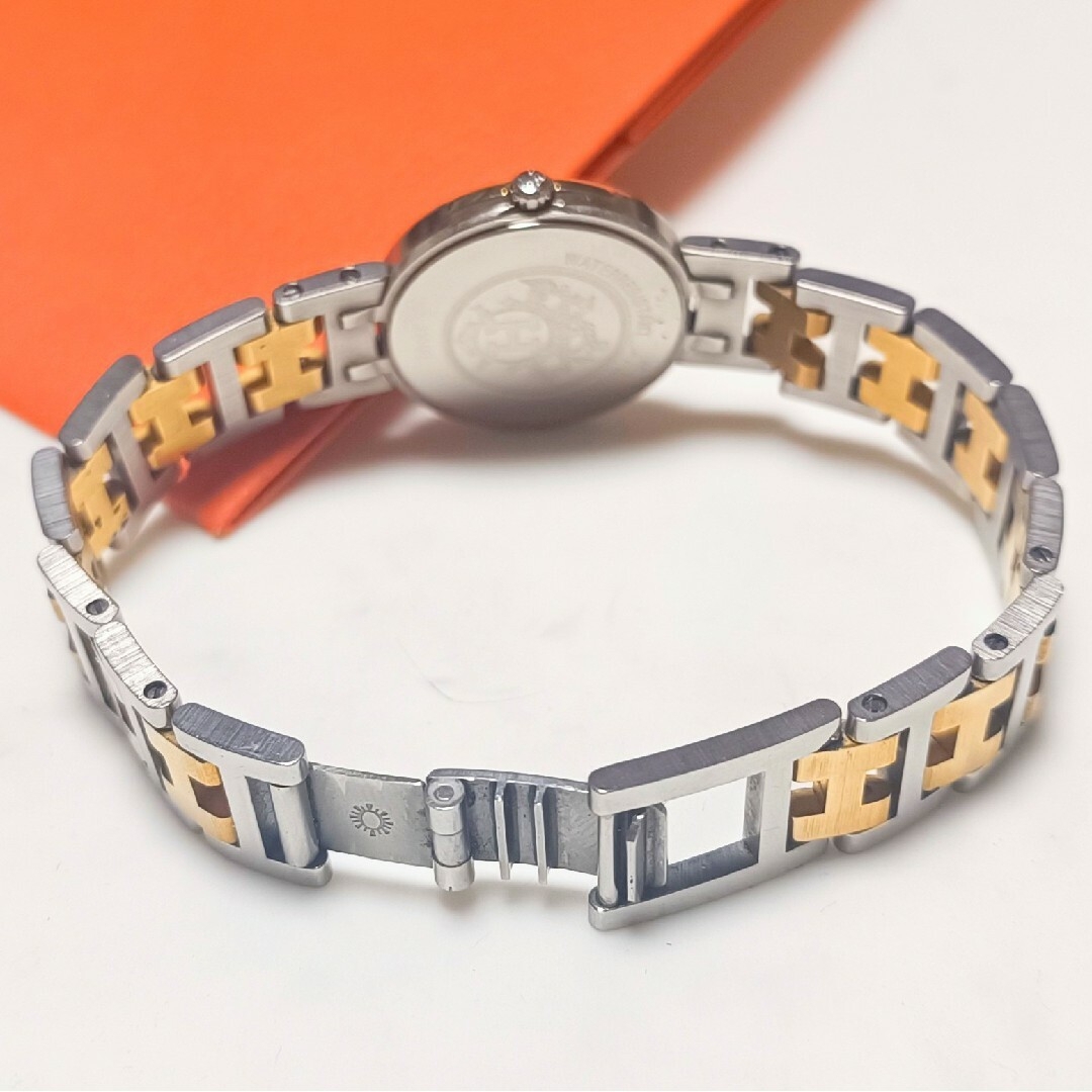 美品フェイス】エルメス HERMES 腕時計 ウィンザー 新電池 稼働 付属品