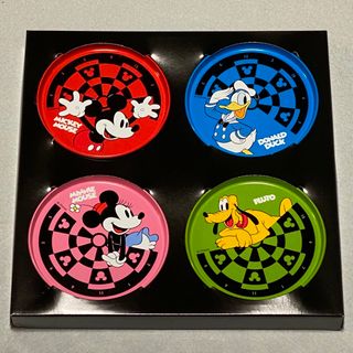 ディズニー(Disney)のディズニー 缶コースター 4個セット (非売品)(テーブル用品)