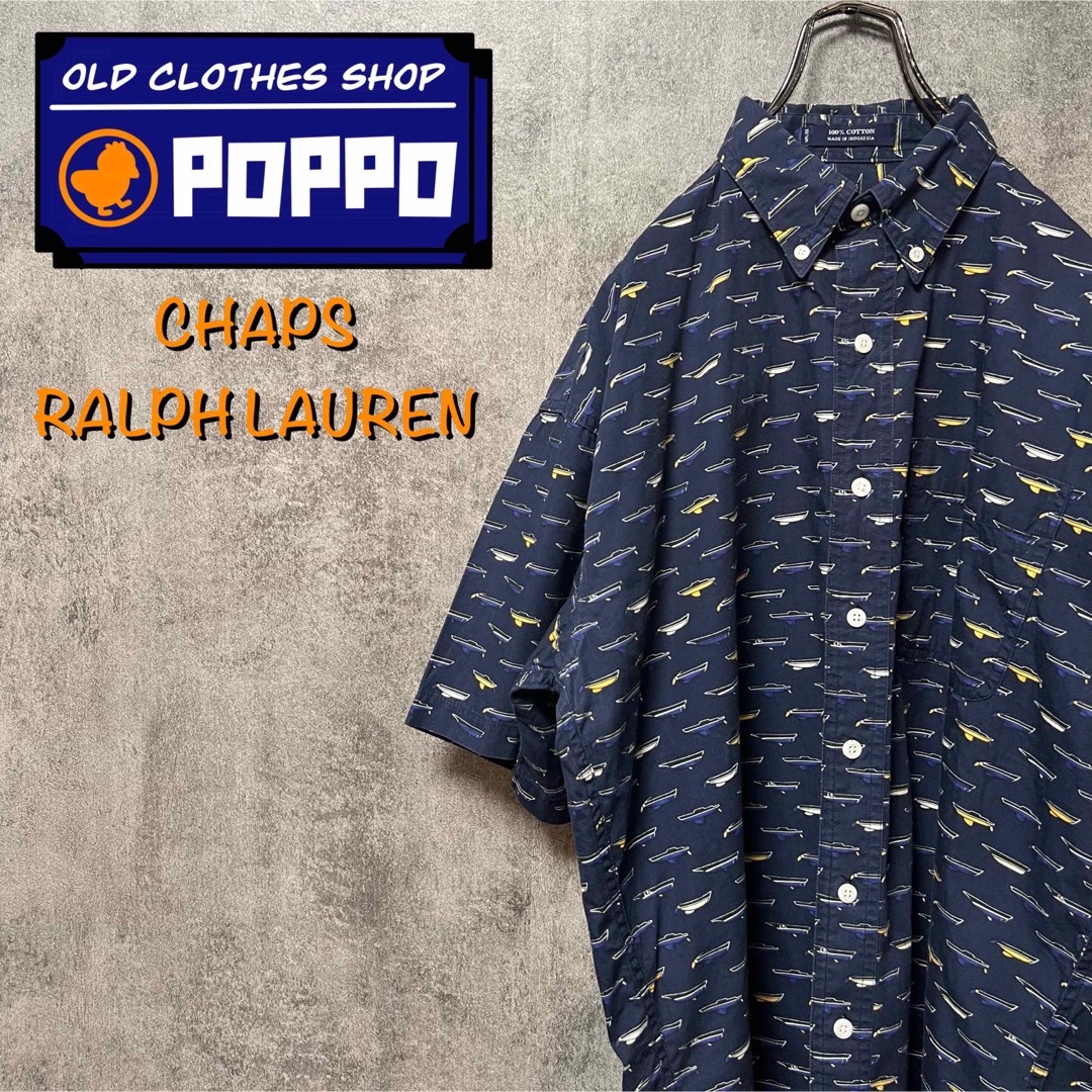 Ralph Lauren - チャップスラルフローレン☆ロゴ入りボート柄半袖