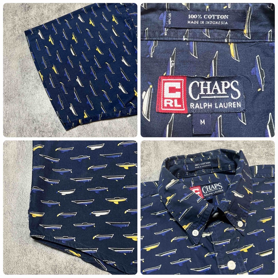 Ralph Lauren - チャップスラルフローレン☆ロゴ入りボート柄半袖