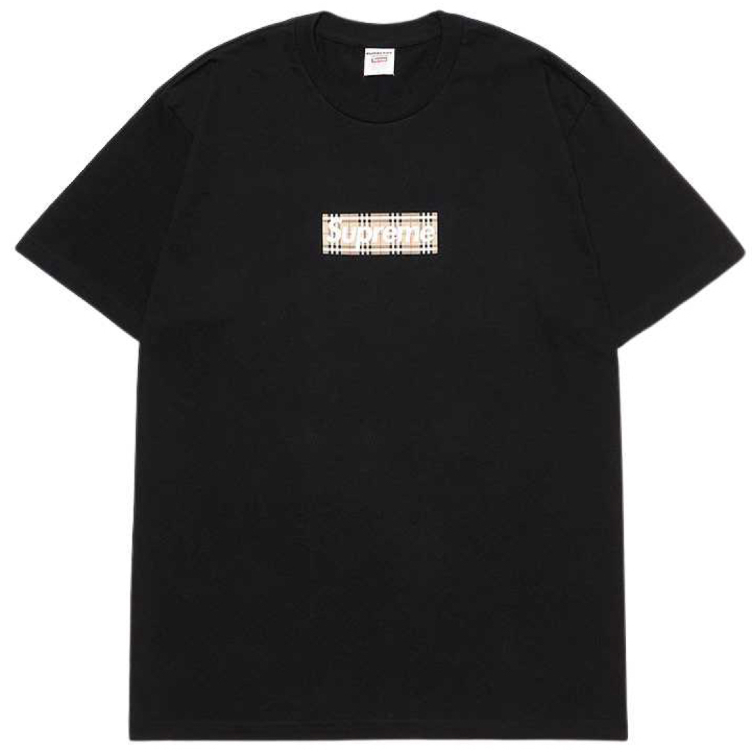 Supreme Burberry ひし Box Logo T-Shirt Lサイズ Supreme Burberry ひし Box Logo T-Shirt Lサイズ