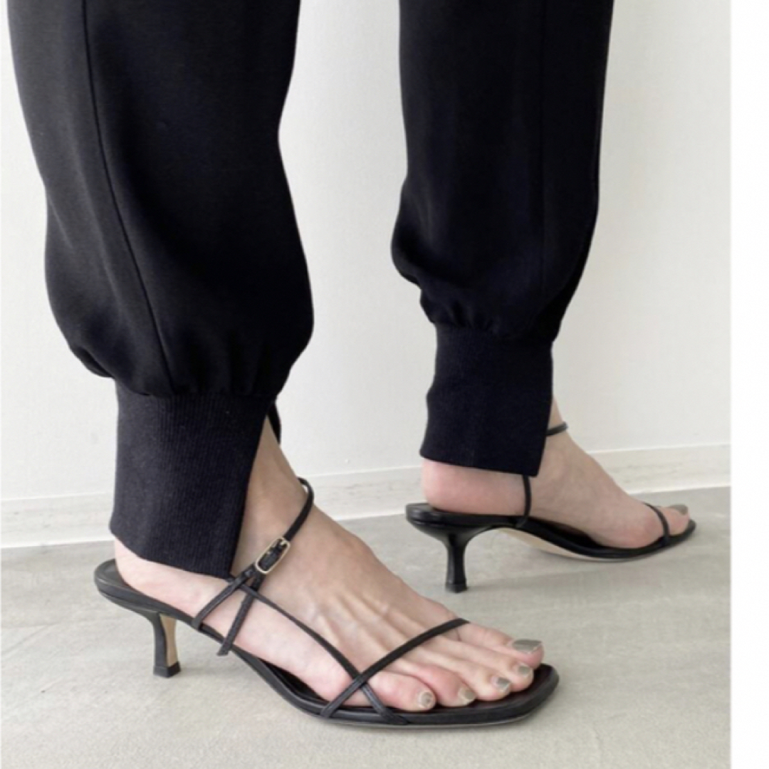 サンダル[新品未使用]BRENTA Square Toe Strap Sandal