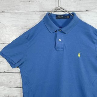 ポロラルフローレン(POLO RALPH LAUREN)の①69q ポロラルフローレン 半袖ポロシャツ ポニー刺繍 無地 メンズ夏物古着(ポロシャツ)