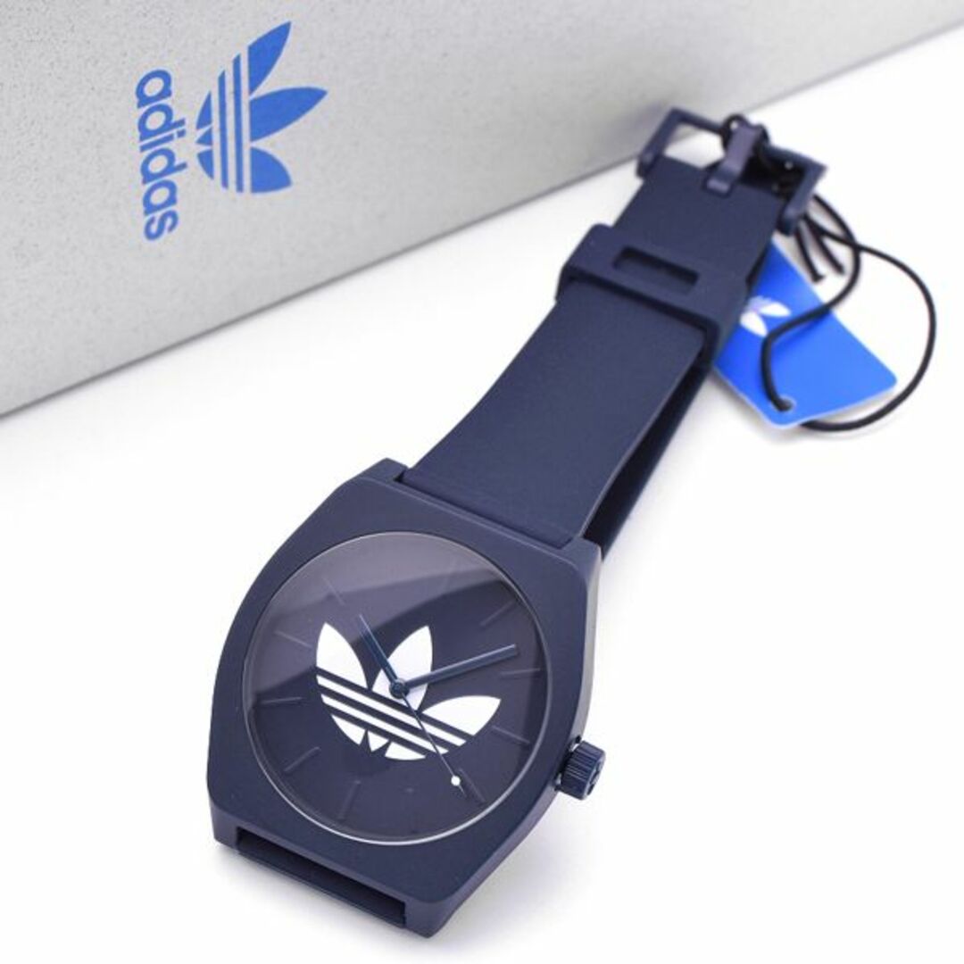 新品 アディダス 腕時計 メンズ adidas ブランド ロゴ ネイビー