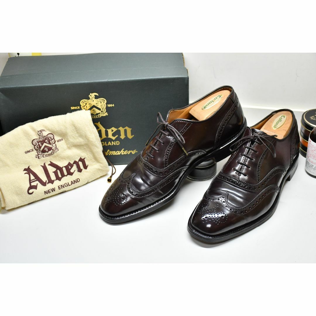 ALDEN #9716 cordovan 8 1/2B/D 26.5cm