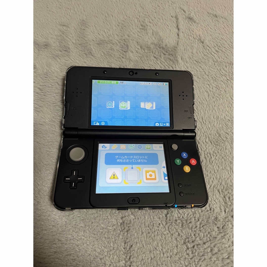 Newニンテンドー3DS ブラック 本体 ゲーム機 プレート ブラック 任天堂 ...