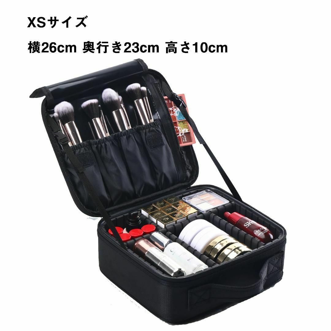 大容量　メイクボックス　大　新品　 XS　元値3999円 コスメ/美容のメイク道具/ケアグッズ(メイクボックス)の商品写真