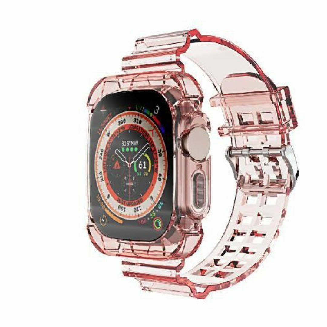 Apple Watch　バンド　ベルト　ベビーピンク　38/40/41mm メンズの時計(ラバーベルト)の商品写真