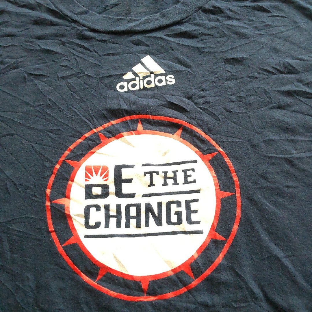 adidas(アディダス)の大きいサイズ アメリカ古着 adidas 半袖Ｔシャ 4XLツ メンズのトップス(Tシャツ/カットソー(半袖/袖なし))の商品写真