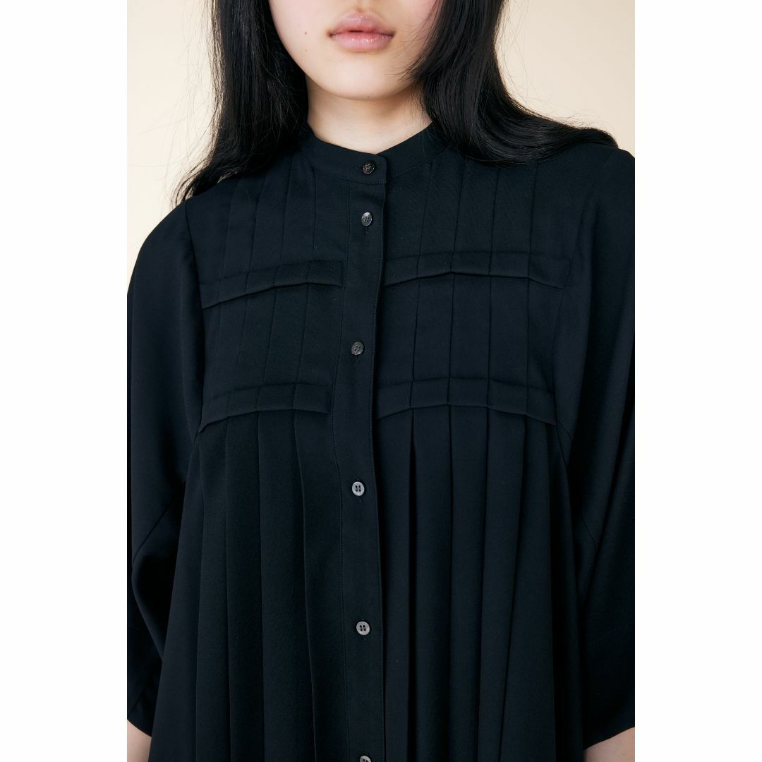 新品 完売品 ENFOLD HALF-SLEEVE SHIRT ブラック 1