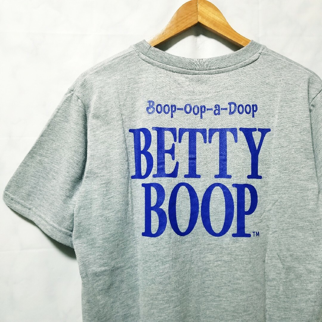 Betty Boop(ベティブープ)のベティーブープ ベティちゃん 服  新品　半袖 Tシャツ　グレー メンズのトップス(Tシャツ/カットソー(半袖/袖なし))の商品写真