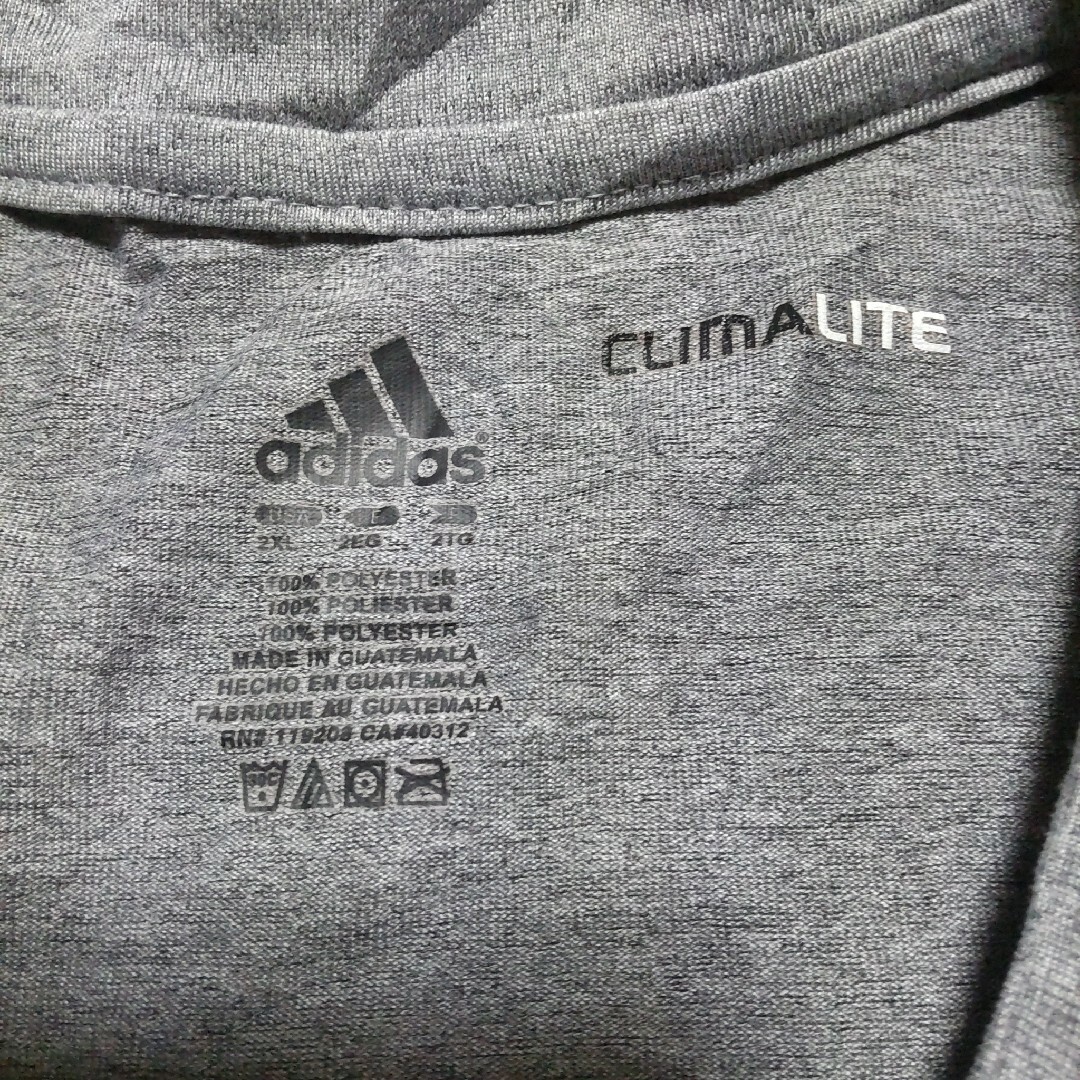 adidas(アディダス)の大きいサイズ アメリカ古着 adidas 半袖Ｔシャツ 2XL メンズのトップス(Tシャツ/カットソー(半袖/袖なし))の商品写真