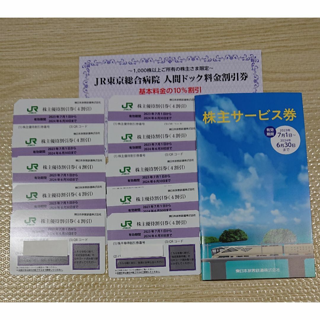 JR東日本JR東日本旅客鉄道　株主優待10枚　他