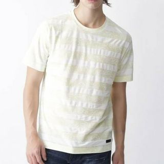 ブラックレーベルクレストブリッジ(BLACK LABEL CRESTBRIDGE)の【新品】ブラックレーベルクレストブリッジ　Tシャツ　黄　L　バーバリー　344(Tシャツ/カットソー(半袖/袖なし))