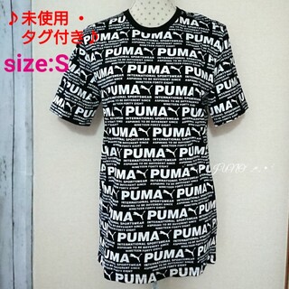 プーマ(PUMA)のS/BLK/グラフィック半袖Tシャツ♡PUMA プーマ 未使用 タグ付き(Tシャツ(半袖/袖なし))