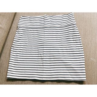 プチバトー(PETIT BATEAU)のプチバトー　ストライプスカート(ひざ丈スカート)