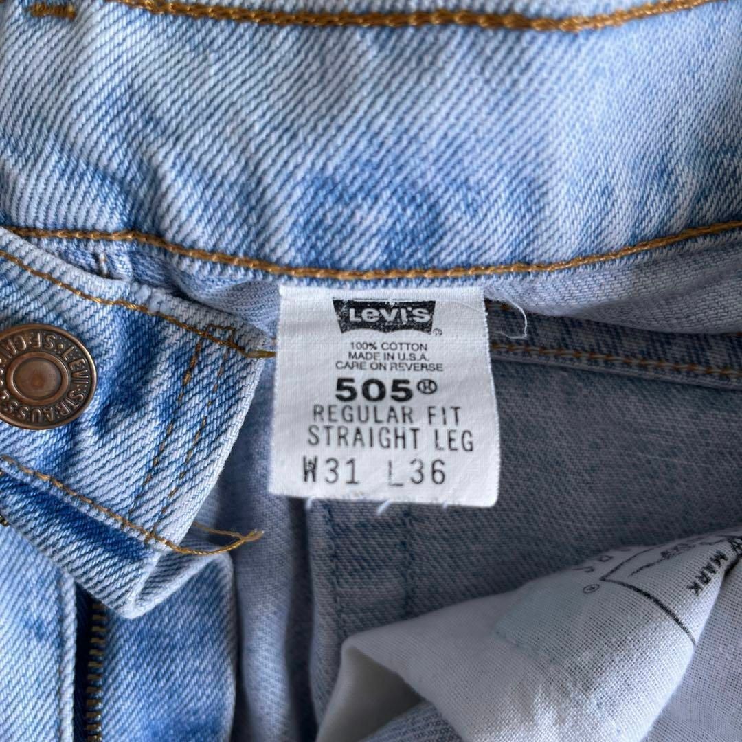 リーバイス 505】希少 90s USA製 W31 36 デニム ジーンズ-