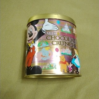 ディズニー(Disney)の空き缶　お菓子缶　クランチ缶　ディズニー(キャラクターグッズ)