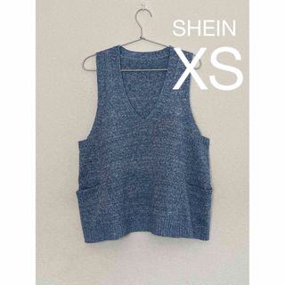 【SHEIN】未使用ブルーベスト(ベスト/ジレ)