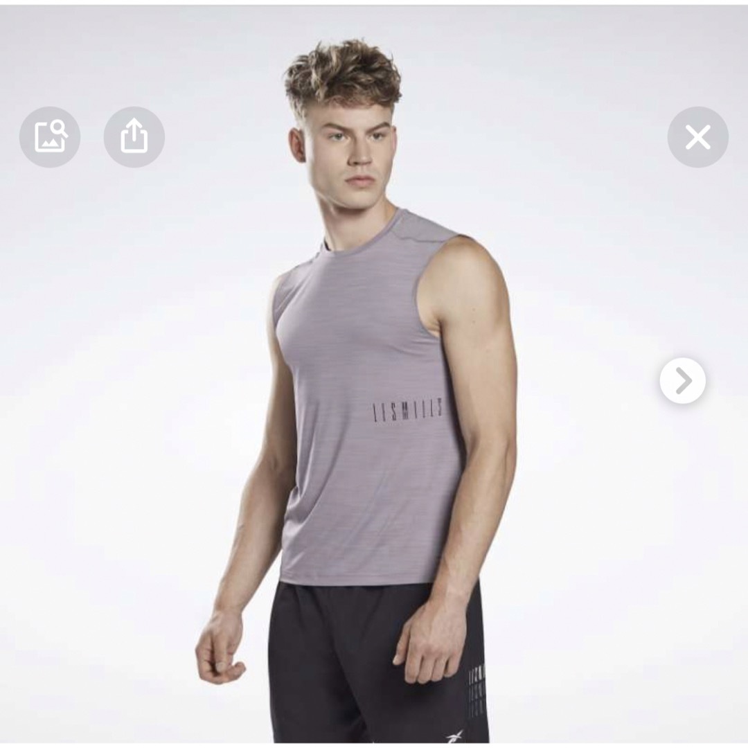 Reebok(リーボック)のReebok リーボック　Lサイズ　ノースリーブ　 メンズのトップス(Tシャツ/カットソー(半袖/袖なし))の商品写真