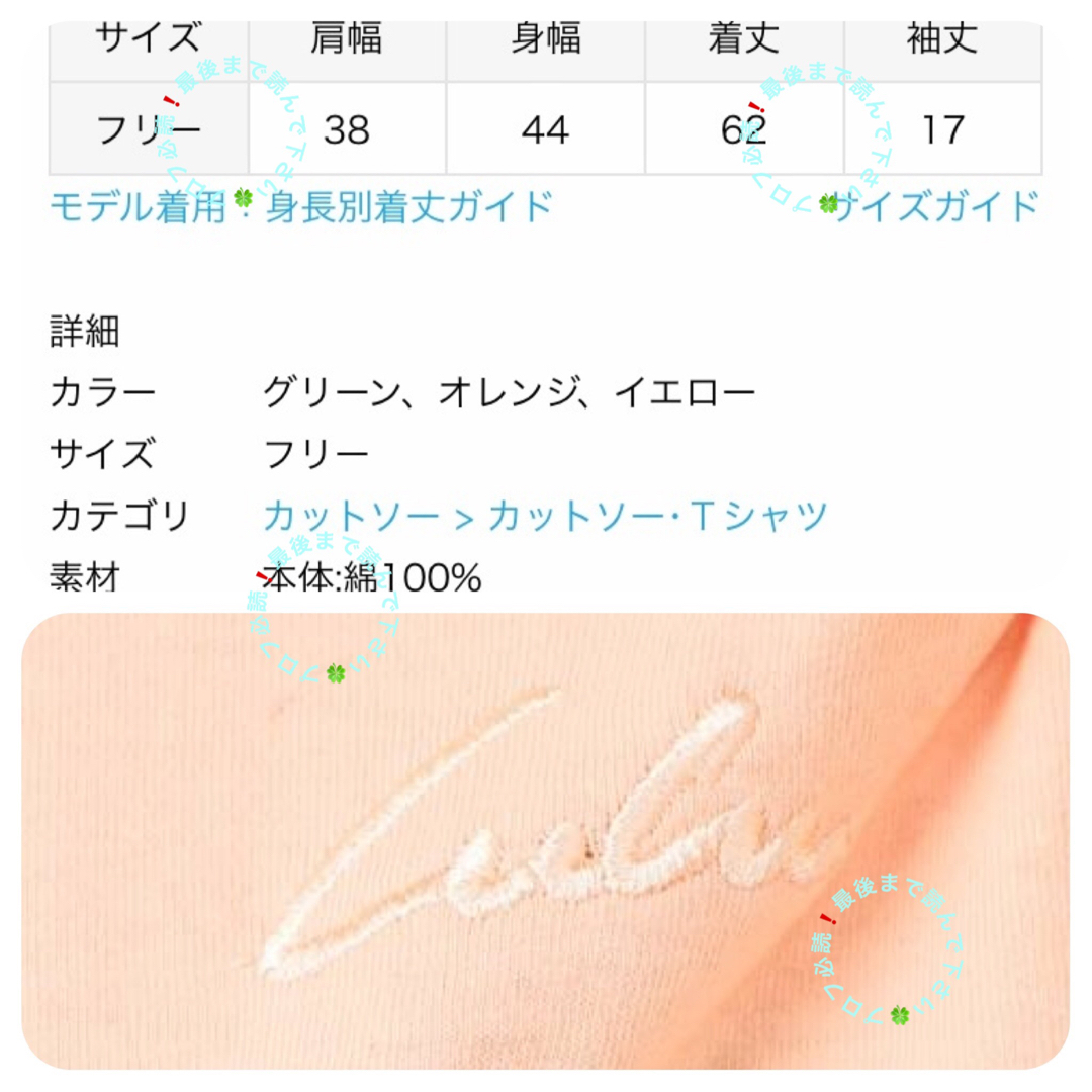 EDIT.FOR LULU(エディットフォールル)の即完売 タグ付き新品 LULU×FRUIT OF THE LOOM🍊別注TEE レディースのトップス(Tシャツ(半袖/袖なし))の商品写真