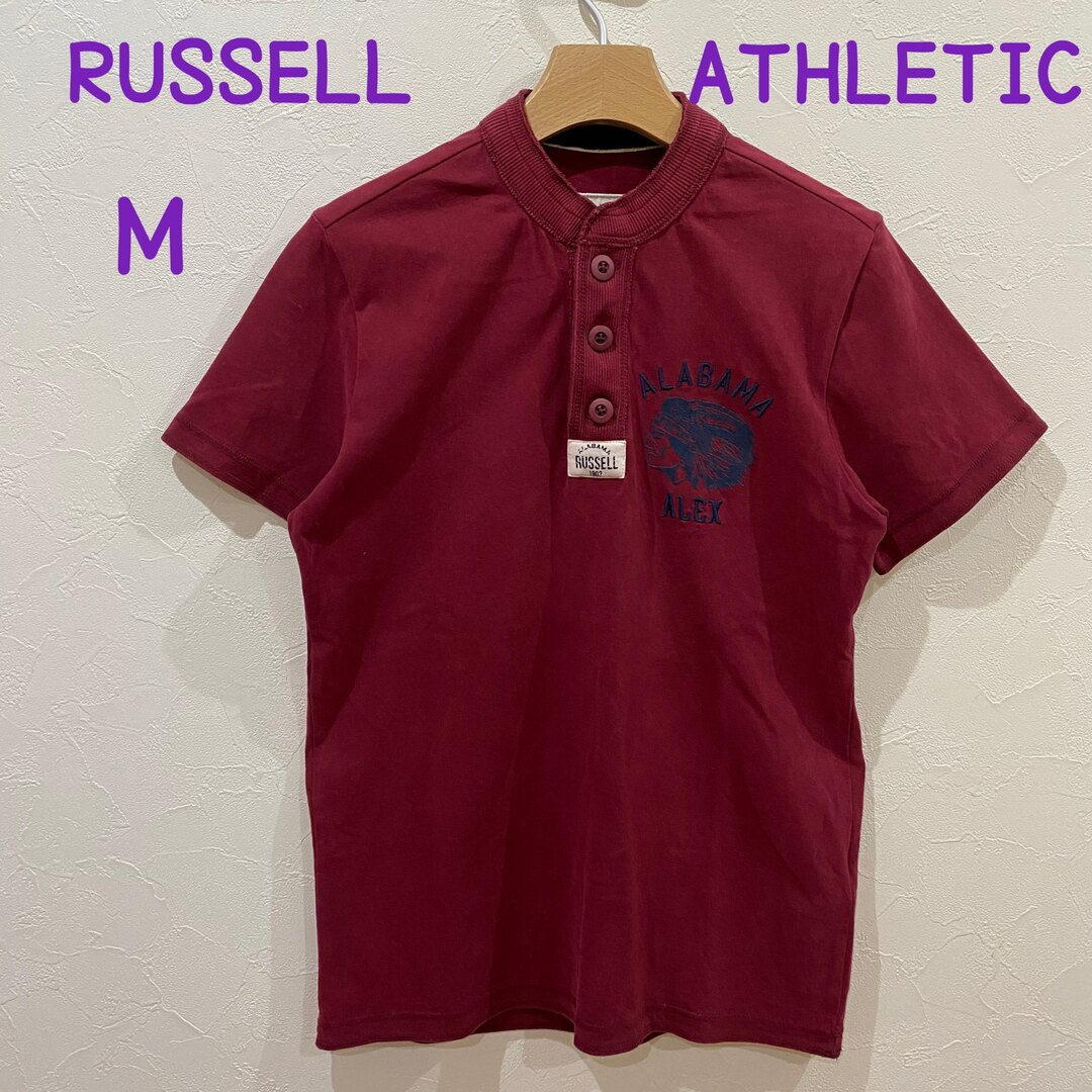 ラッセル　russell　Tシャツ　赤　washingtonwarriors　M