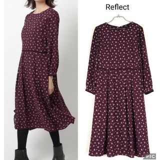 Reflect小花柄ワンピース-eastgate.mk