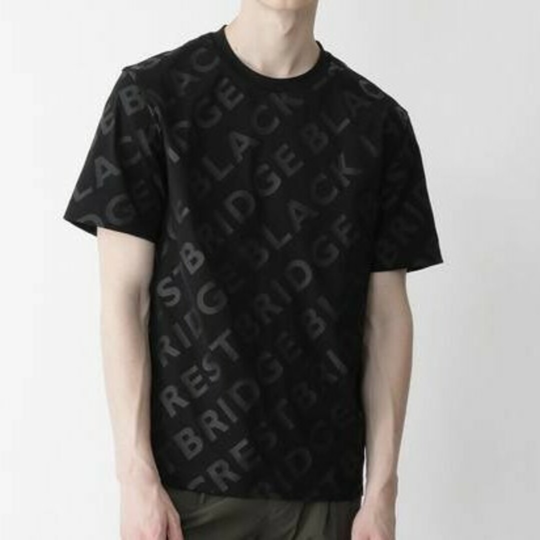 BLACK LABEL CRESTBRIDGE(ブラックレーベルクレストブリッジ)の【新品】ブラックレーベルクレストブリッジ　Tシャツ　黒　M　バーバリー　SRP メンズのトップス(Tシャツ/カットソー(半袖/袖なし))の商品写真