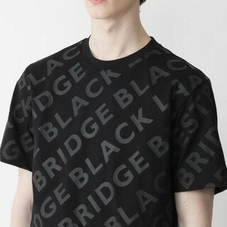【新品】ブラックレーベルクレストブリッジ　Tシャツ　黒　M　バーバリー　SRP