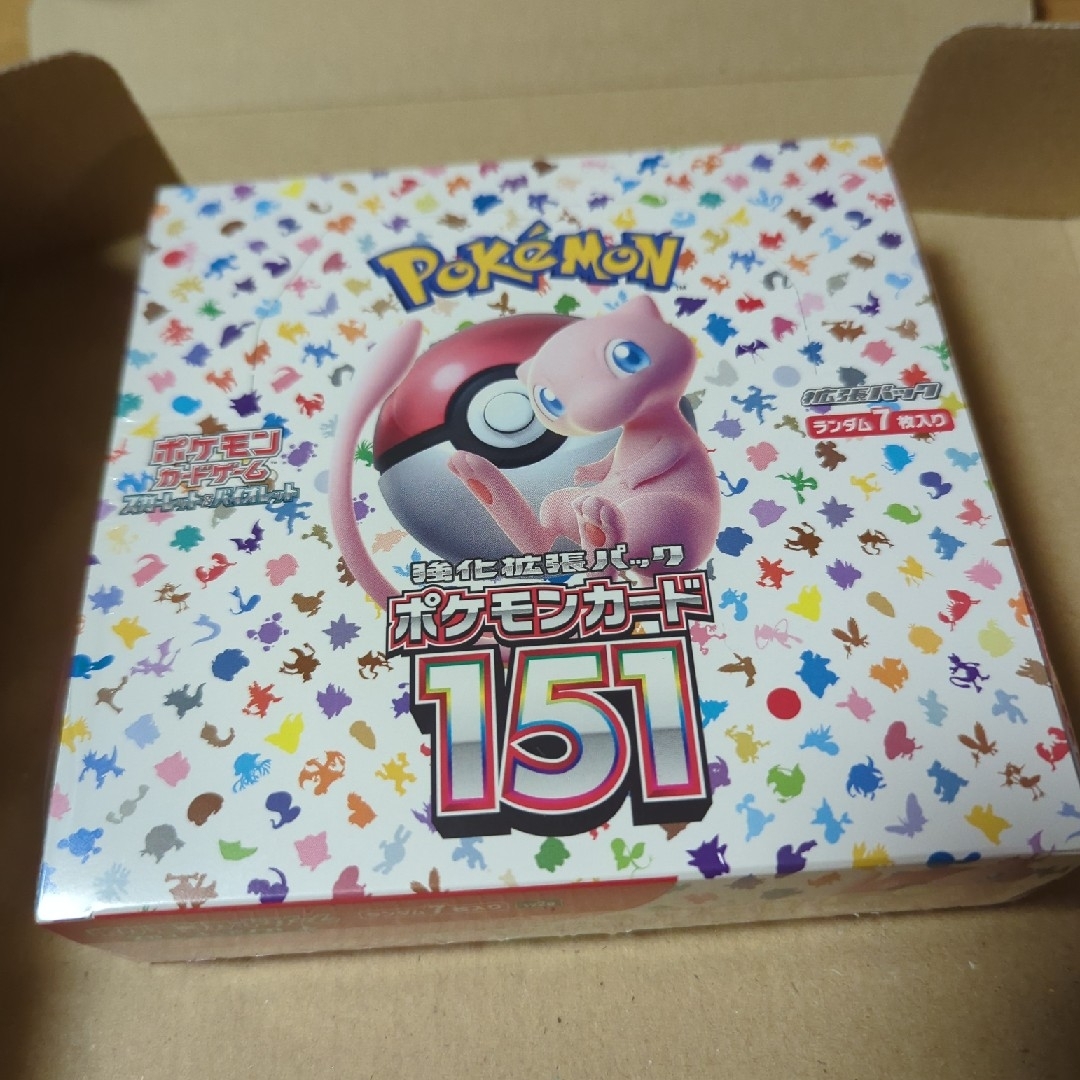 ポケモンカード151 ボックス ポケカ BOX シュリンク付き