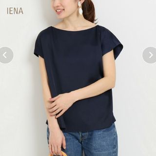 イエナ(IENA)のイエナ  サテンボートネックフレンチスリーブブラウス(シャツ/ブラウス(半袖/袖なし))