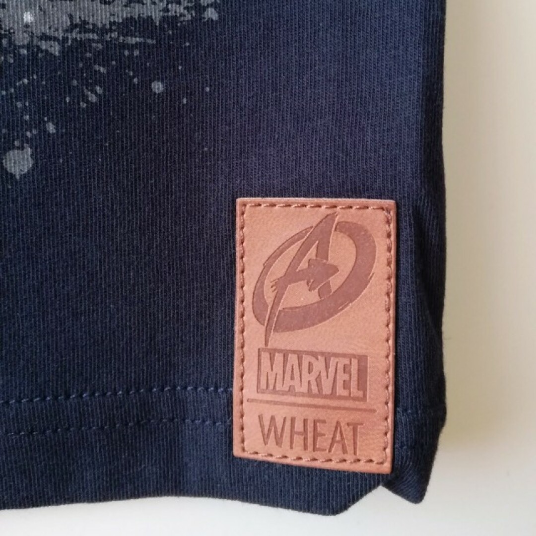 MARVEL(マーベル)の新品 北欧 WHEAT×マーベル コラボ　アベンジャーズ のTシャツ  3Y キッズ/ベビー/マタニティのキッズ服男の子用(90cm~)(Tシャツ/カットソー)の商品写真