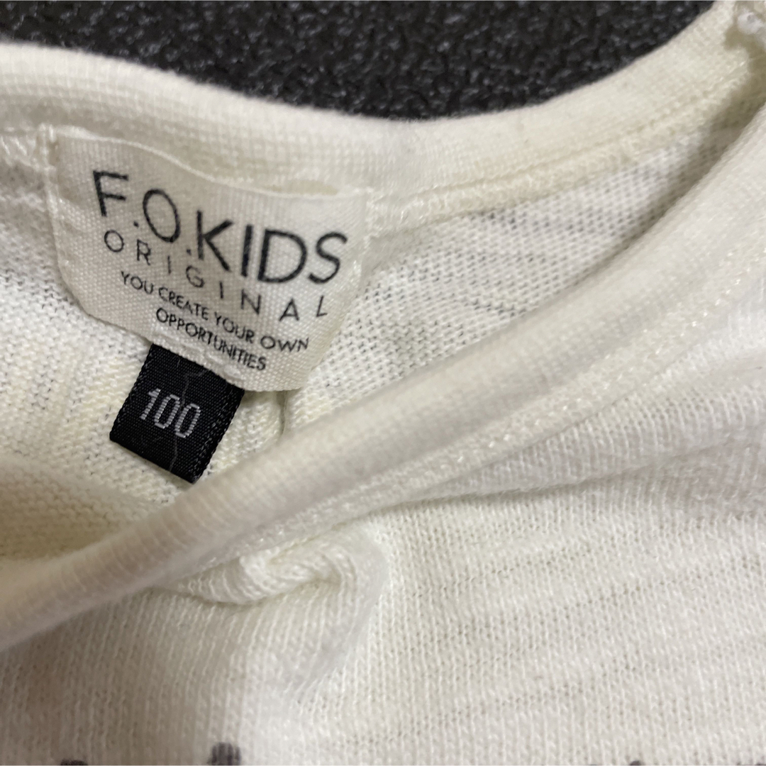 F.O.KIDS(エフオーキッズ)のエフオーキッズ　Tシャツ　半袖　100 キッズ/ベビー/マタニティのキッズ服男の子用(90cm~)(Tシャツ/カットソー)の商品写真