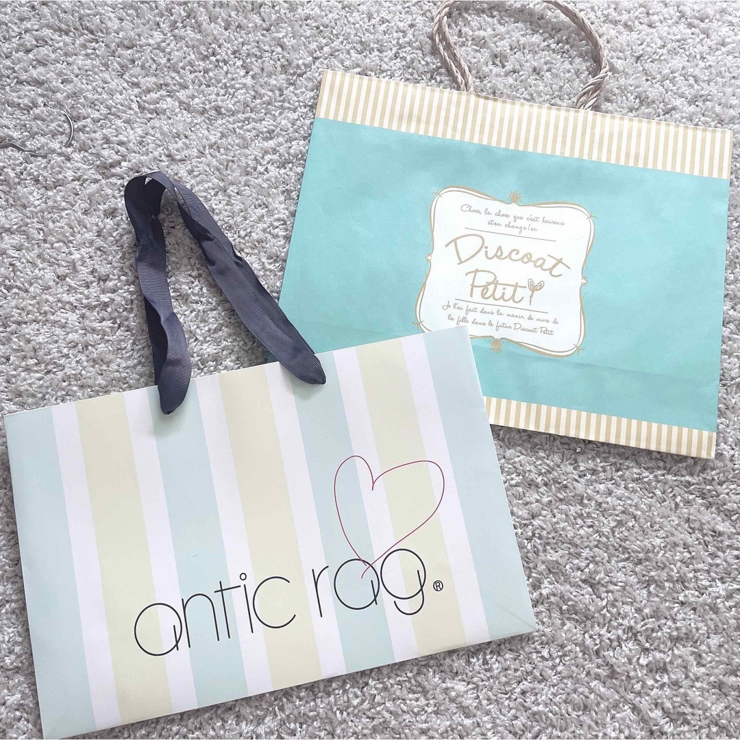 antic rag(アンティックラグ)のアパレルショッパー レディースのバッグ(ショップ袋)の商品写真