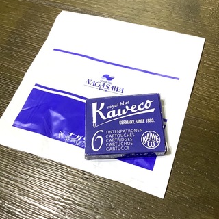 カヴェコ(Kaweco)のカヴェコ　カートリッジ　インク(箱) 青(ペン/マーカー)