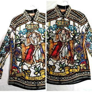 値下げ中‼【ドルチェ&ガッパーナ】ナポレオン総柄シャツDOLCE&GABBANA